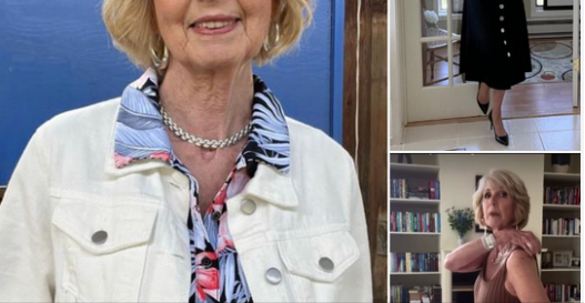 76-year-old grandmother ripped apart in comments after modeling sleeveless dress on social media