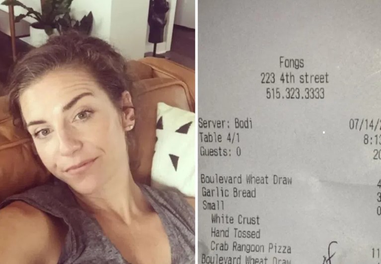 Waitress Slips A Note To Woman’s Husband When She Leaves The Table