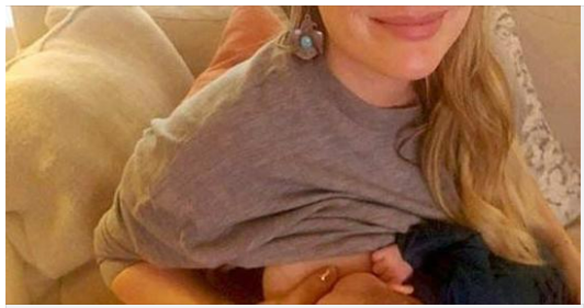 Mom ordered to cover herself up when she breastfeeds